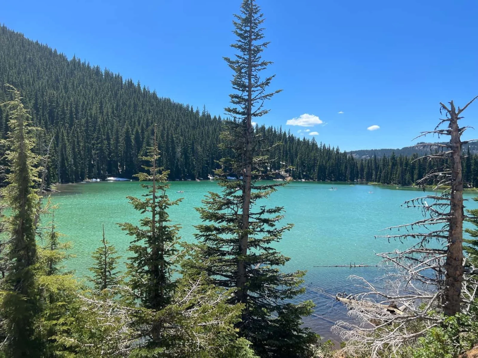 Devil's Lake at the South Sister trailhead, Three Sisters Wilderness, Oregon